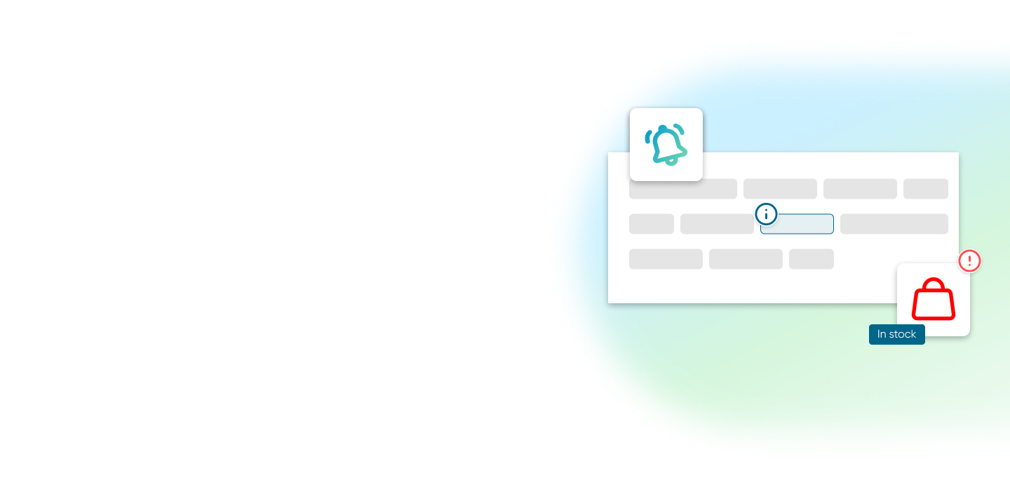 Keyword notification and stock alert An alert system for monitoring keyword status and stock availability